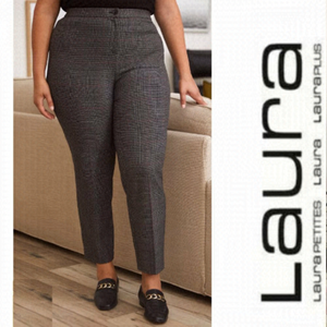 Laura Tartan Print Modern Fit Pants 18​​​​